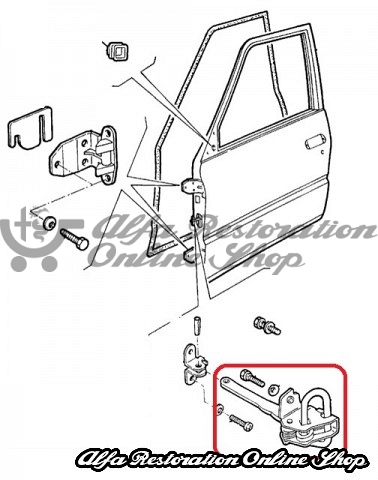 Alfa 33 905/907 Series Door Strap/Check