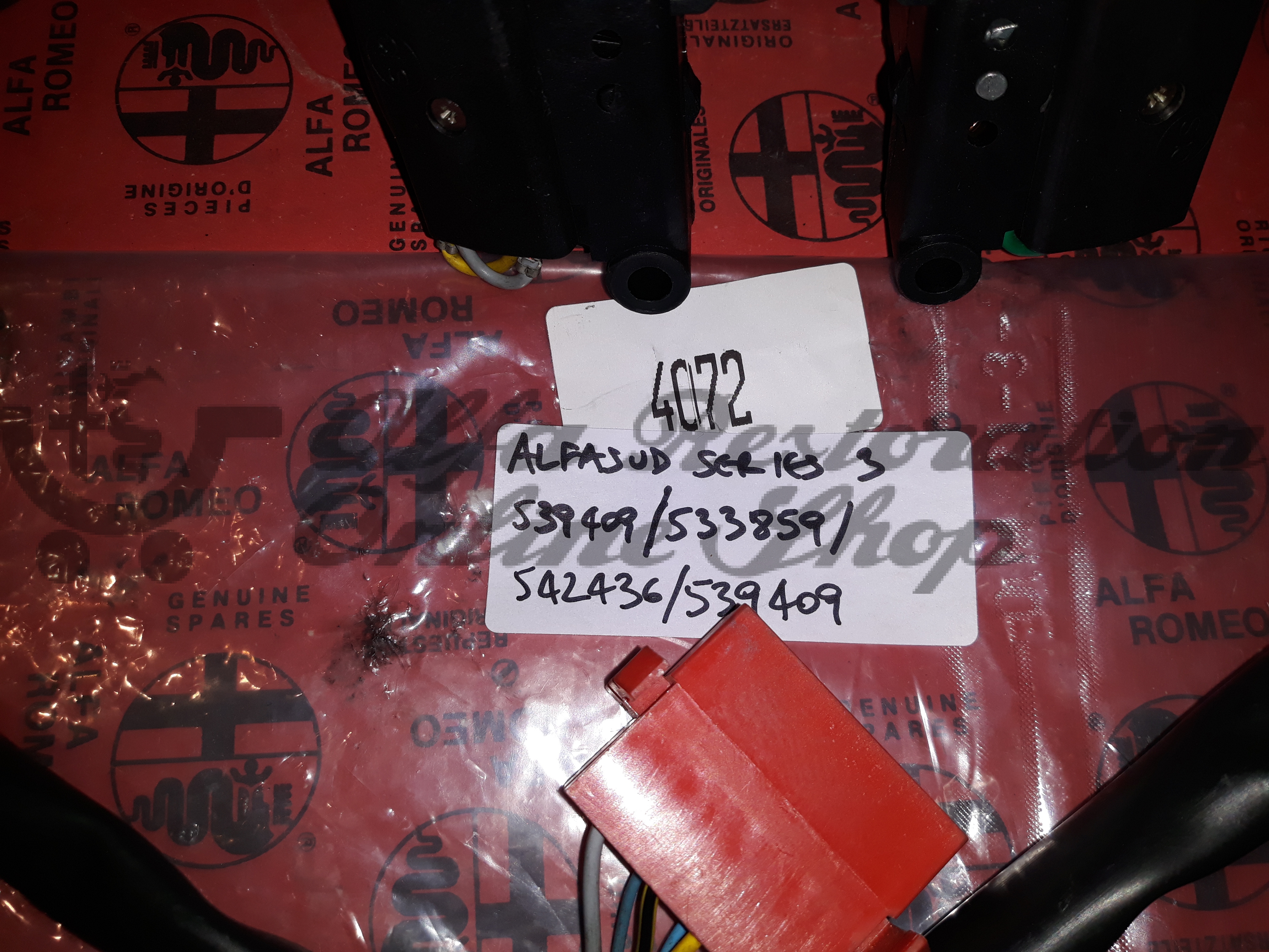 Alfasud/Sprint Windscreen Wiper/Lights/Turn Indicator Stalks (Series 3 Models)