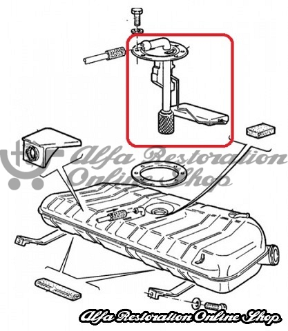 Alfa 33 907 Series Fuel Sender Unit (IE models 8V/16V)