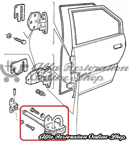 Alfa 33 905/907 Series Door Strap/Check