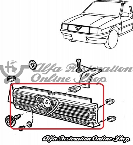 Alfa 33 905 Series Radiator Grille