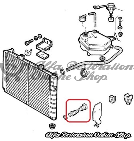 Alfa 164 3.0 V6 24V Radiator Fan Switch