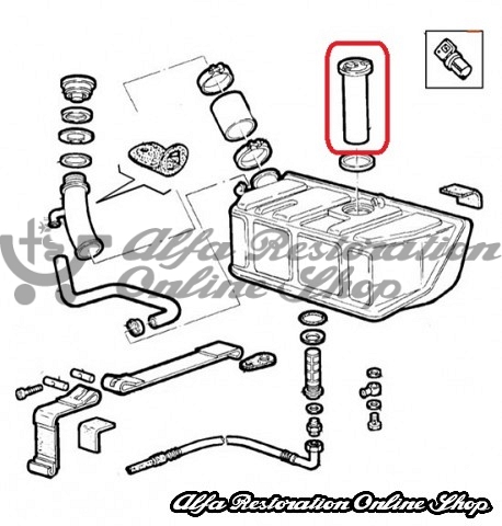 Alfa 75/Milano 1.8 TB & 3.0 V6/SZ/RZ Fuel Tank Sender Unit
