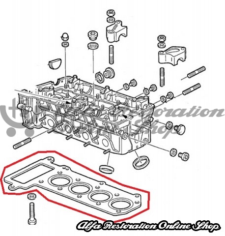 Alfa 155 1.7, 1.8, 2.0/164 2.0 TS Head Gasket (Original)