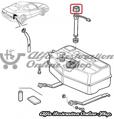 Alfa Romeo GTV/Spider Fuel Level Float Lock Ring