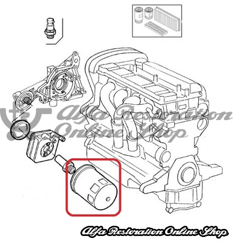 Alfa 156/166 1.9/2.4 JTD Oil Filter