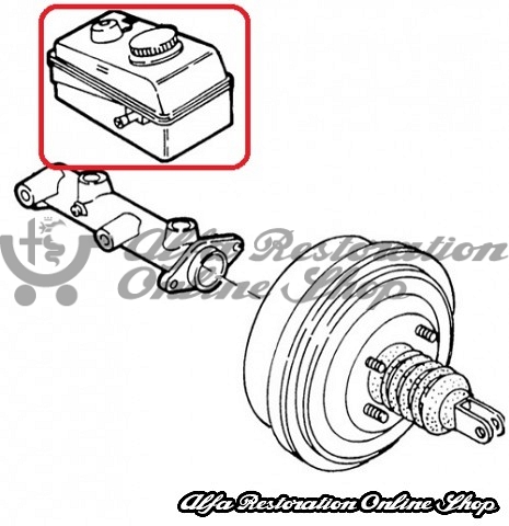 Alfa 33/Alfasud/Sprint ATE Brake Fluid Tank (With Level Sensor)