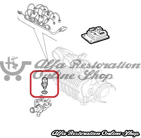 Alfa Romeo/Fiat/Lancia Coolant Temperature Sensor