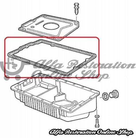 Alfa 155/164 2.5/2.0 TB/3.0 12V/24V Engines Oil Sump Gasket