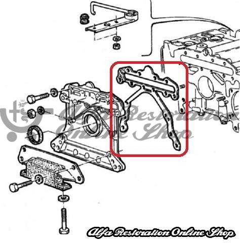 Alfa 33/145/146/Alfasud/Sprint Engine Front Cover Gasket (Original)