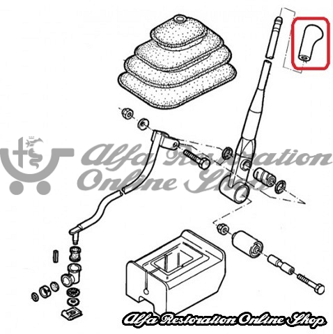 Alfa 33 907 Series Gear Lever Handle