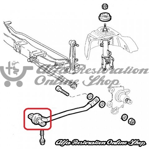 Alfa 147/156/GT Rear Suspension Longitudinal Axle Beam Bush