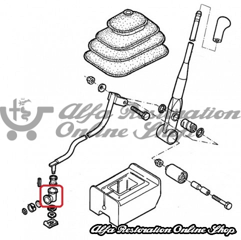 Alfa 33 907 Series Gear Selector Rod Coupling