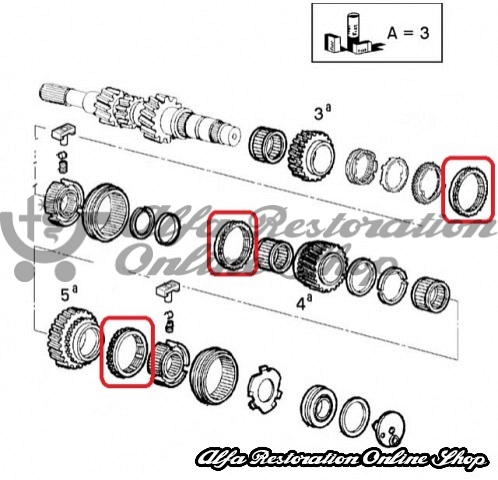 Alfa 147/156 JTD Synchronizer Ring (3rd/4th/5th Gear)