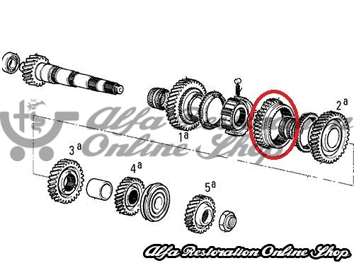 Alfa 155 Gearbox Speed/Gear Sleeve (2nd gear)