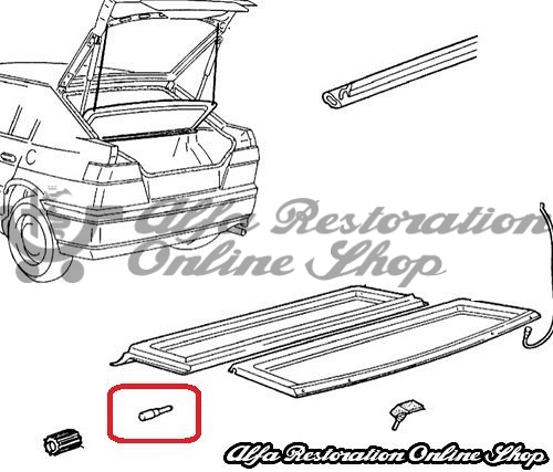 Alfa 33 907 Series Rear Parcel Shelf Swivel Pin