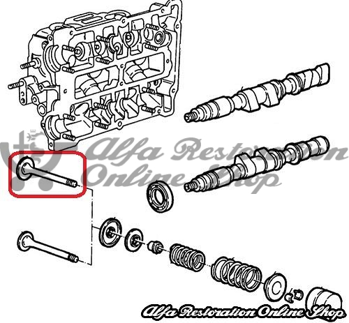 Alfa 33/145/146 Boxer 1.7 16V Intake Valve