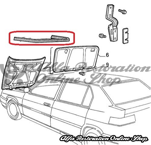 Alfa 33 905/907 Series 1988-94 Engine Bay Rubber Seal