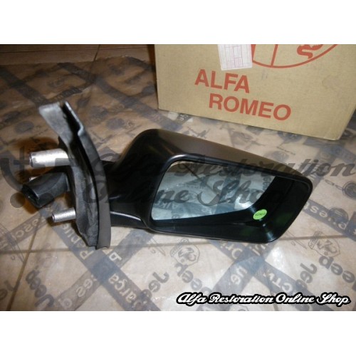 Alfa 145 1997-1999 Right Door Rearview Mirror (LHD Vehicles/Automatic AC/Ground Black)