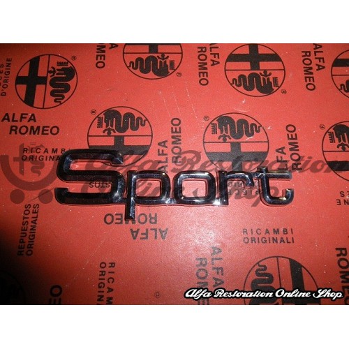 Alfa 33 "Sport" Boot Badge