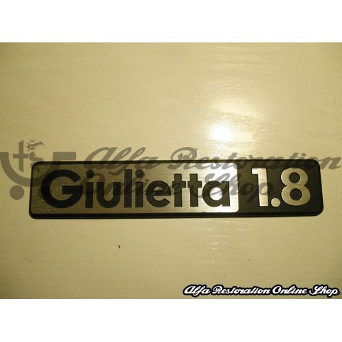 Giulietta 1977-1985 (116 series) Badge "Giulietta 1.8"