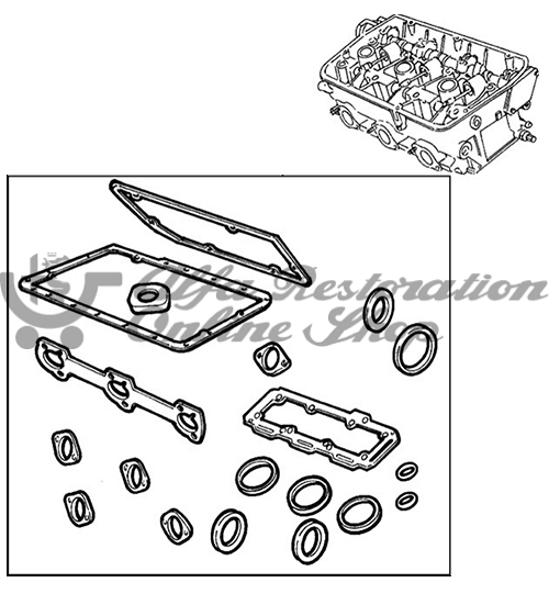 Alfa 164/GTV/Spider 2.0 V6 TB Cylinder Head Overhaul Set
