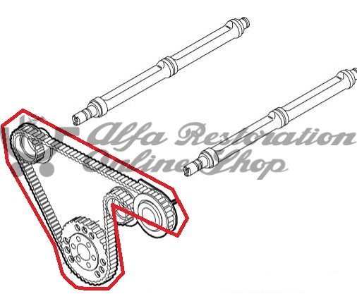 Alfa 145/146/155/GTV/Spider Counterbalance Belt (2.0 Early Twin Spark Engines)