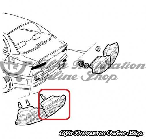 Alfa 156 All Models Rear Left Light