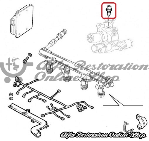 Fiat Marea/Multipla/Seicento Coolant Temperature Sensor