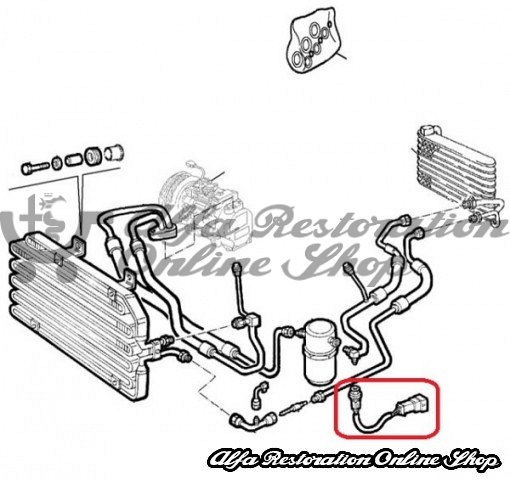 Alfa GTV/Spider 2.0 TB/3.0 V6 12V 916 Series Trinary Valve Switch Wiring