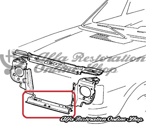 Fiat Uno Front Lower Crossmember