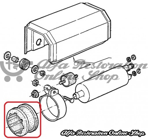 Alfa 33 IE Fuel Pump Rubber Spacer