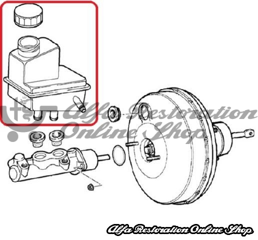Fiat Punto (1999-2010) Brake Fluid Tank (With Level Sensor)