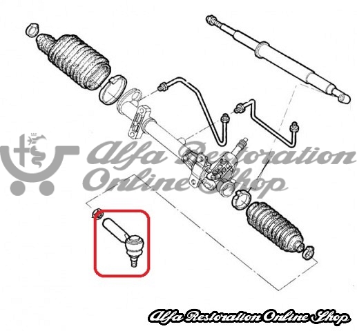 Alfa 164 Steering Track Rod Set (All Models)