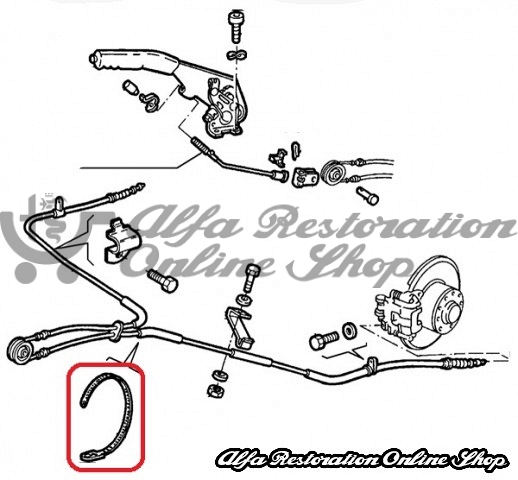 Alfa Romeo 164 Various Applications Plastic Strap/Tie Wrap