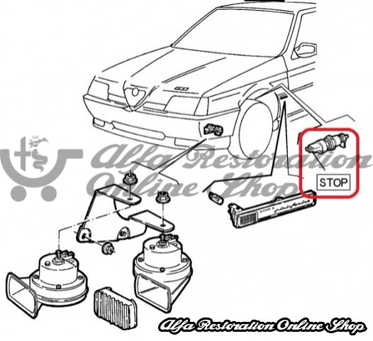 Alfa 164 FL 92/164 Super Brake Light Switch