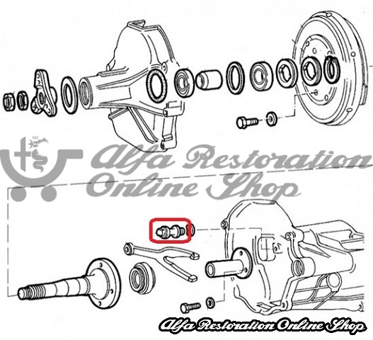 Alfa 75/Milano/SZ/RZ Clutch Fork Stud