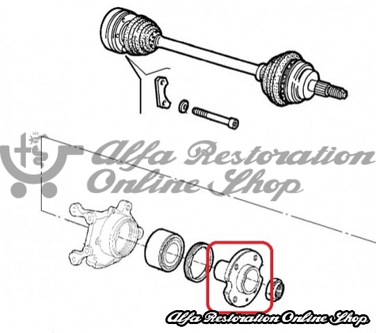 Alfa 33 907 Series Front Wheel Hub