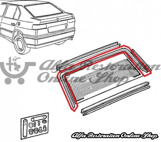 Alfa 33 907 Series Rear Windscreen Internal Plastic Trim