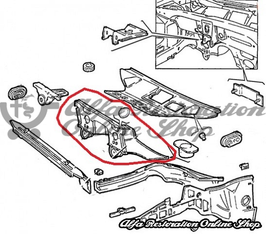 Alfa 33 907 Series Front Floor Section