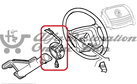 Alfa 164 FL92/USA Models Airbag Clock Spring