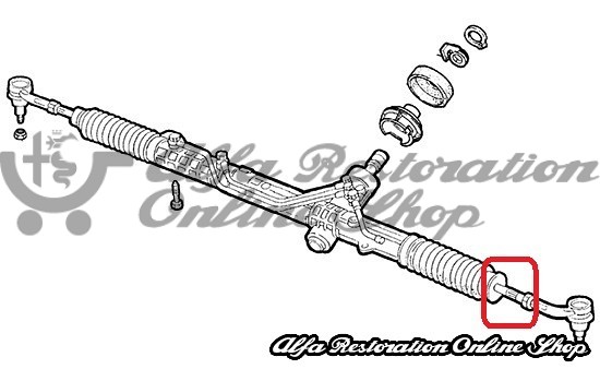 Alfa 156 Steering Rack Bars (218 mm)