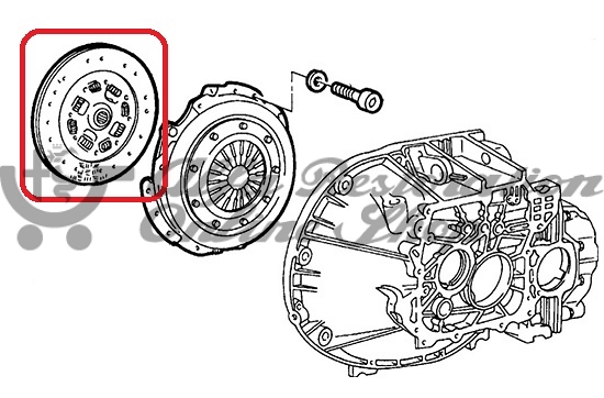 Alfa 164 Series 1 3.0 V6 12V/2.5 TD Clutch Disk