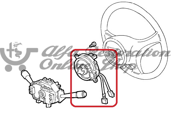 Alfa 147 All Models Airbag Clock Spring (with Steering Wheel Controls)