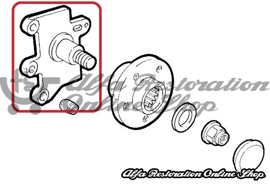 Alfa 147/156/GT Rear Suspension Stub Axle Set (Left Side)