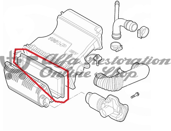 Fiat 500/Panda 1.4 Models Air Filter