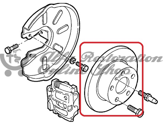 Alfa 164 Front & Rear Disk Brakes Set (Original)