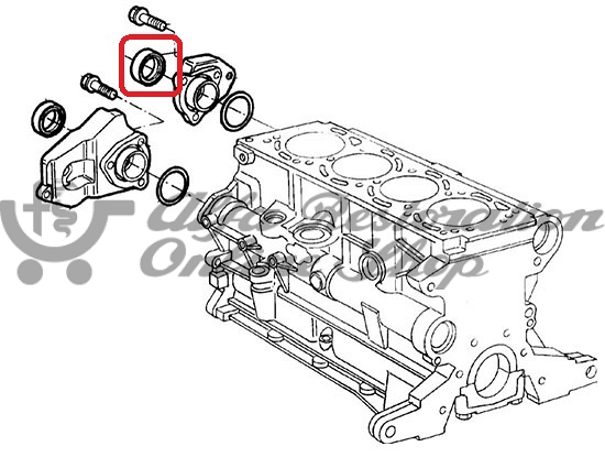 Alfa 145/146/147/155/156/ 166/GTV/Spider Counterbalance Shaft Right Seal