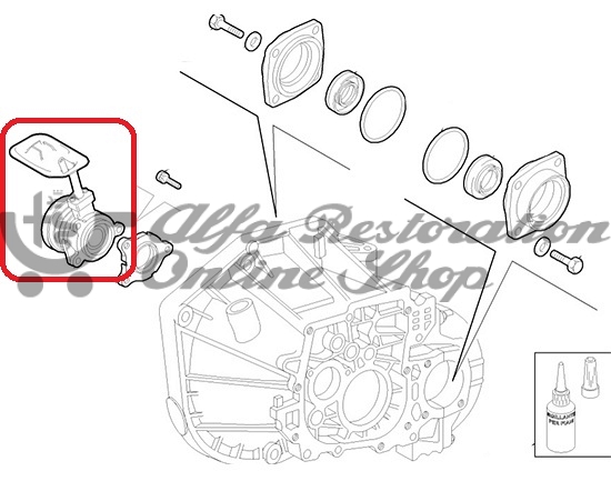 FIAT Stilo/Nuova Bravo Diesel Clutch Release Bearing