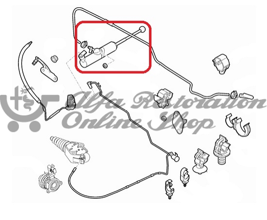 FIAT Nuova Bravo Clutch Master Cylinder (RHD)